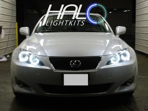 ORACLE LIGHTING 2006-2010 Lexus IS BLANCO LED CCFL Faro Halo Anillos Juego  Foto 2 de 4