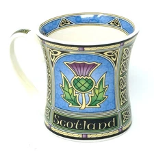 Royal Tara Scottish Thistle Window Mug New Bone China Scotland Tea Cup 11 oz