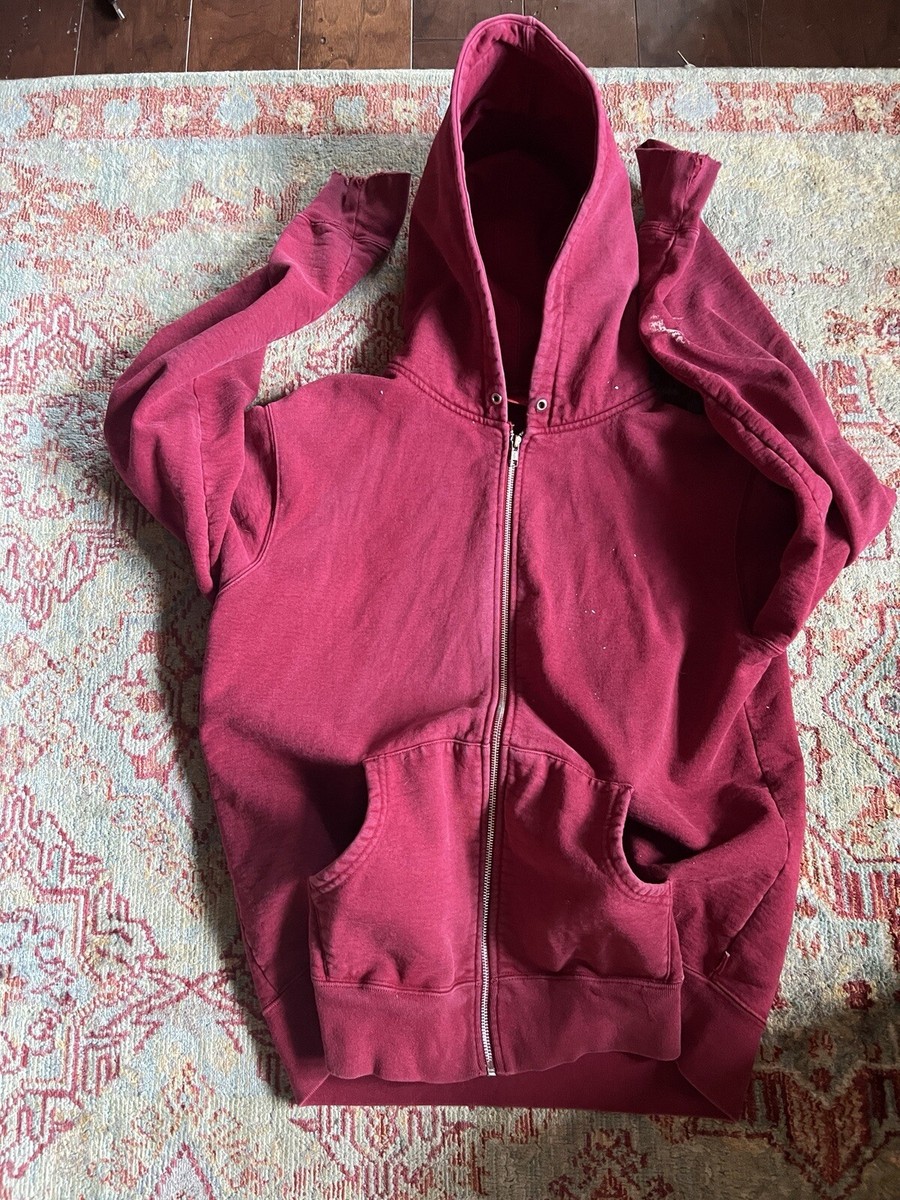 Vintage Supreme x Akira Syringe Zip Up Sweatshirt Dark Red Vintage Supreme x Akira Syringe Zip Up Sweatshirt Dark Red
