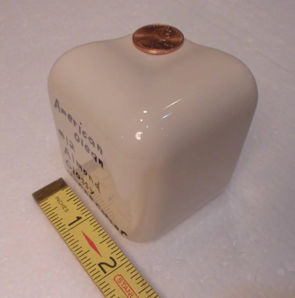 1 pc. Almendra brillante: #12: Azulejo de cerámica de esquina con tapa en V: bordes de mostrador, A.O. Foto 2 de 4