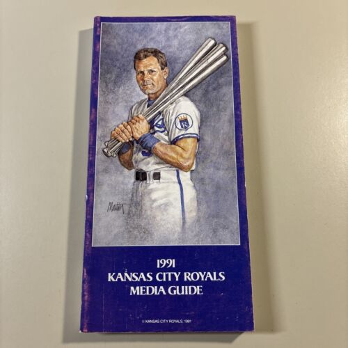 Vintage 1991 KANSAS CITY ROYALS Danny Tartabull Media Guide