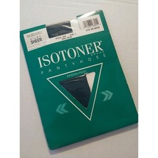 Isotoner Size 1 Teal Blue Pantyhose Silky Sheer Control Top Hosiery