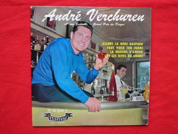 Andre Verchuren Andre Verchuren EP Festival FY2132S EX/EX 1960s picture sleeve,