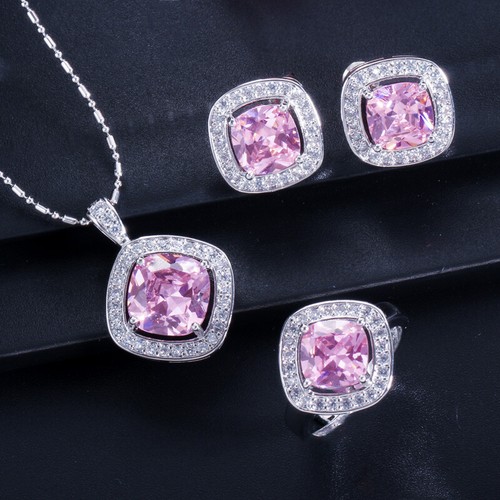 Set orecchini collana cristallo austriaco zirconi gialli anello placcato argento - Foto 9 di 19