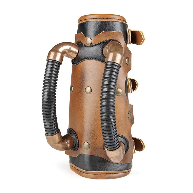 Средневековый винтажный рыцарь запястье доспехи повязка на запястье PU кожаный косплей костюмы реквизит - Изображение 4 из 4