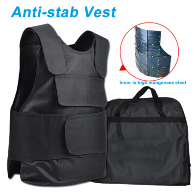 Anti Stab Vest Waistcoat Guard Cut Cutting Slash Resistant Knife Proof Securit