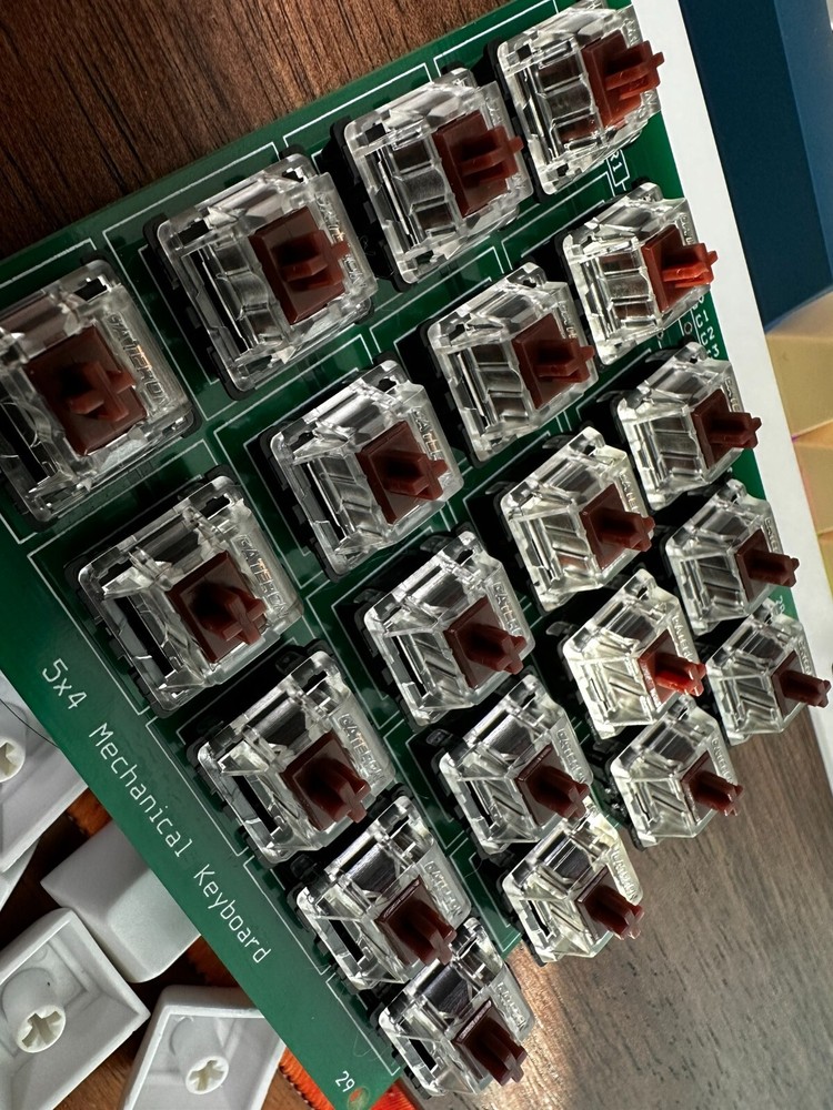 Compact 5x4 Mechanical Keyboard Kit for DIY Builds and Customization