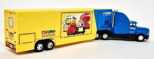 Corgi 31cms Truck American Style Mobile Roadshow Vehicle Blue Yel Diecast Truck - Picture 5 of 5