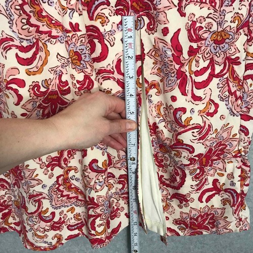 Jessica Simpson Dress Small Midi Paisley Smocked Corset Cottage Grandma Fairy - Picture 9 of 11