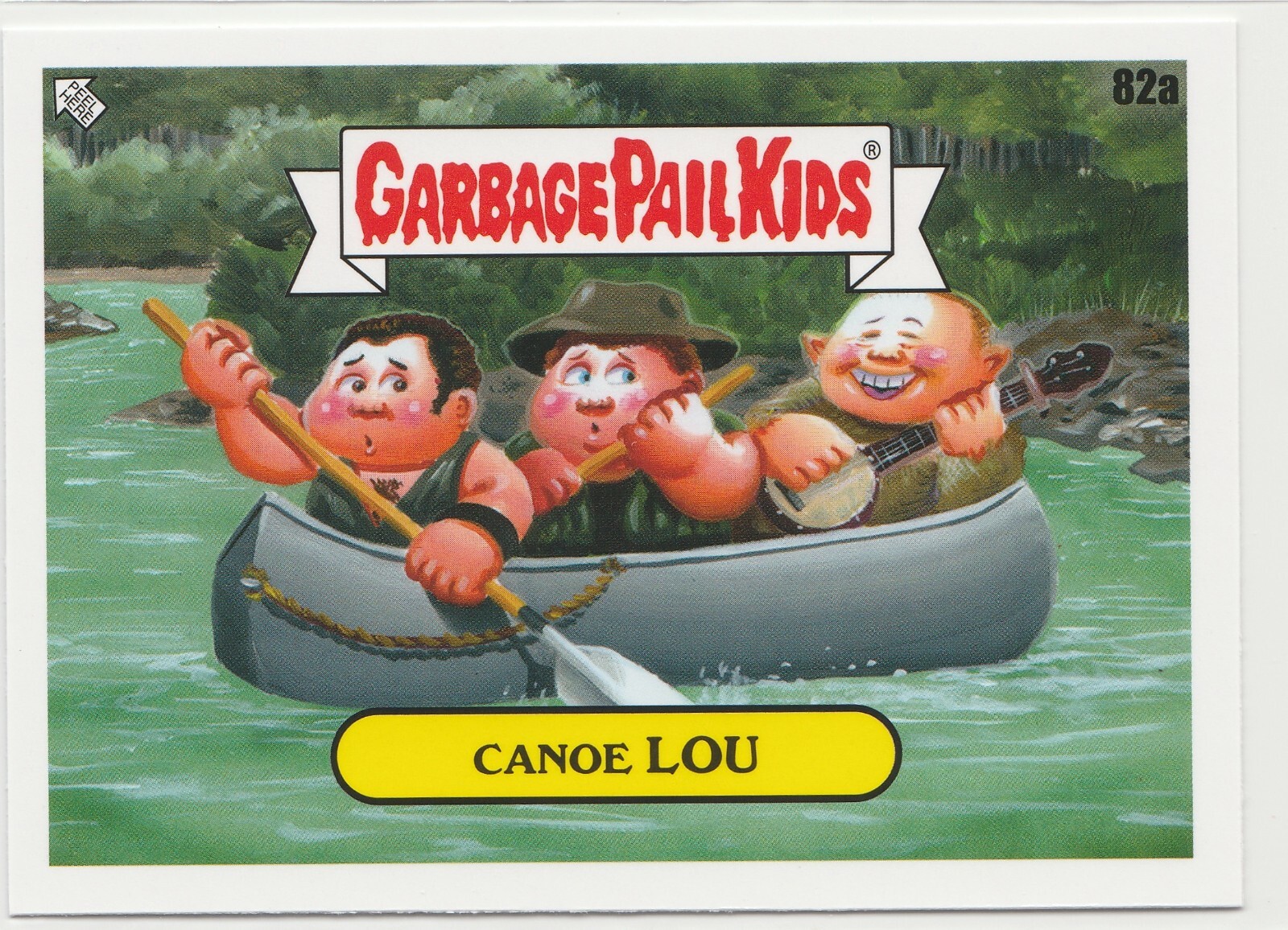 Canoe Lou #82a Deliverance Garbage Pail Kids GPK 2021 Vacation Series
