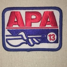 APA 13 Patch - American Poolplayers Association