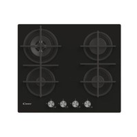 Candy CVG6BR4WPB Ebene Kochen 60 CM 4 Brenner Gas Roste Aus Gusseisen Glas Black