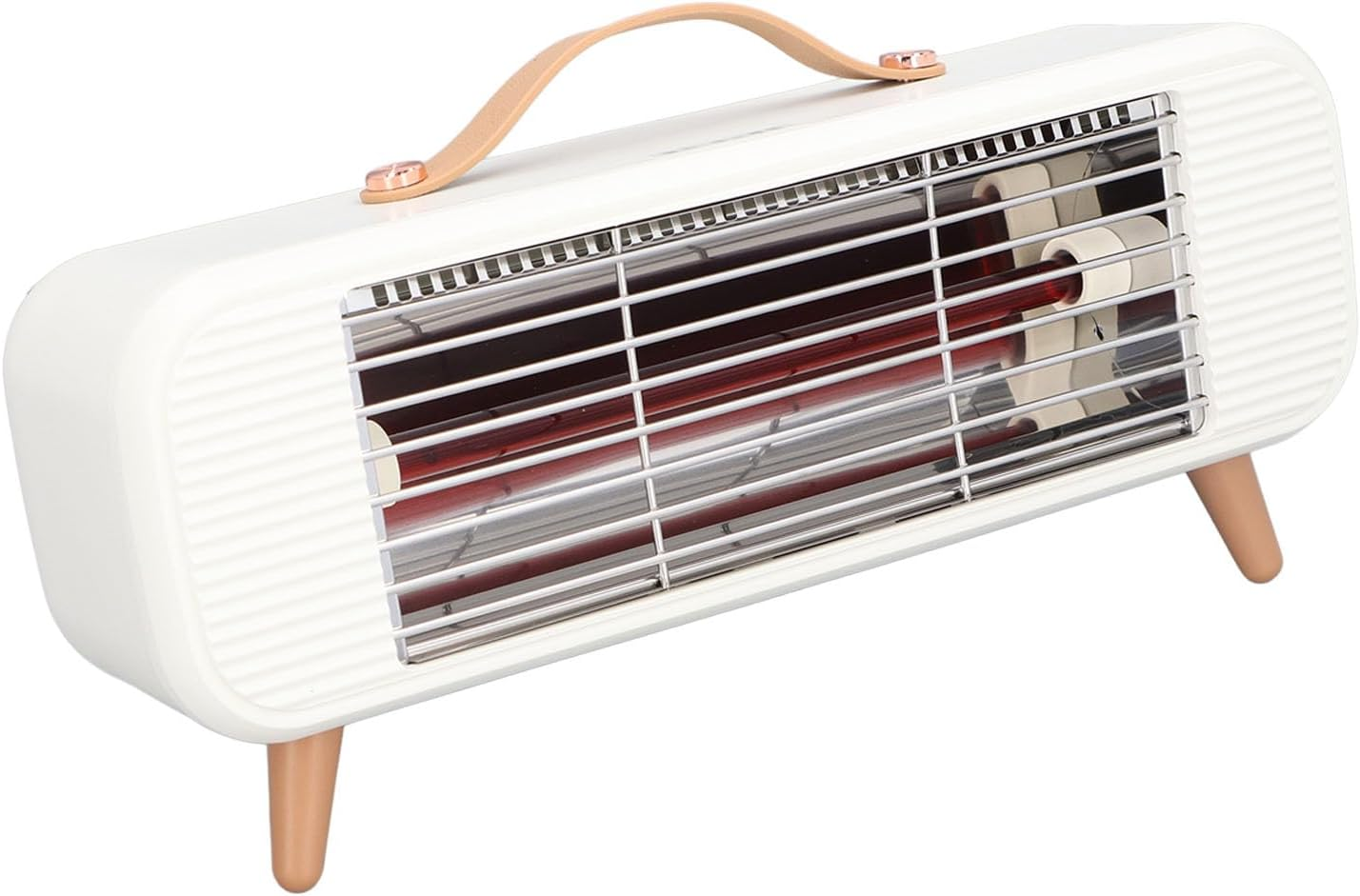 Space Heater, 350W Home Quartz Tube Infrared Heating Heater, Small Mini Fireplac-image