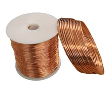 Bare Copper Round Wire 25 Ft.  gauges-24,22,20,18.16,14,12,10 & 8 Ga.  Dead Soft