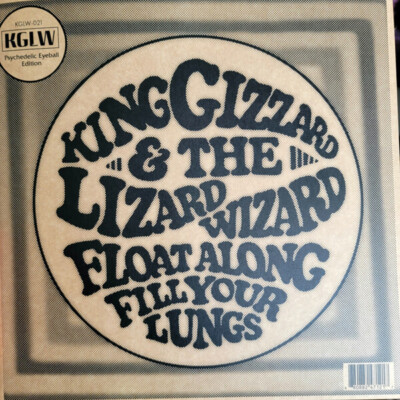 King Gizzard And The Lizard Wizard Float Along Fill Your Lungs YELLOW BLUE SPLAT