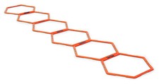 HAEST 6 Haies De Coordination - Hauteurs 16cm 22cm 30cm 40cm Orange - Entraînement Sportif