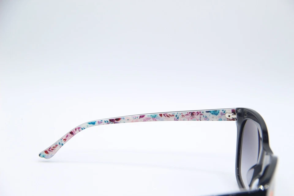 NUEVAS GAFAS DE SOL CANDIE'S CA 1034 01B NEGRAS DEGRADADAS FLORALES MARCOS AUTÉNTICOS 53-20 Foto 4 de 4