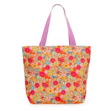 Colorful Floral Print Summer Tote Bag Success