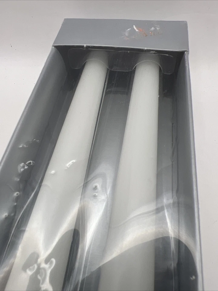 2 Piezas Wilton 10" Boda Velas Cónicas CINTAS Y ANILLOS De Colección 1998 NUEVO-SELLADO Foto 4 de 4