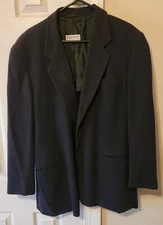 GIORGIO ARMANI SPORT COAT SZ 42 BLAZER JACKET MADE in ITALY BLACK Le Collezioni