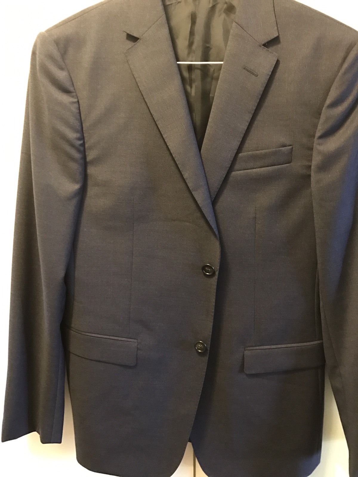 Ermenegildo Zegna Ropa Hombre Nuevo Traje De Lana Auténtico Z