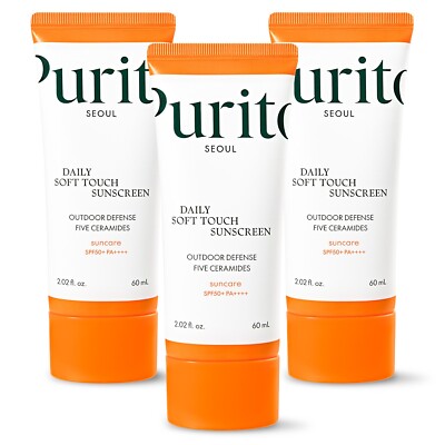 Purito Daily Soft Touch Sunscreen SPF 50+ 60ml (2.0 fl.oz) USA Shipping