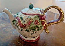 Fitz & Floyd Omnibus Collection Baroque Holiday Teapot