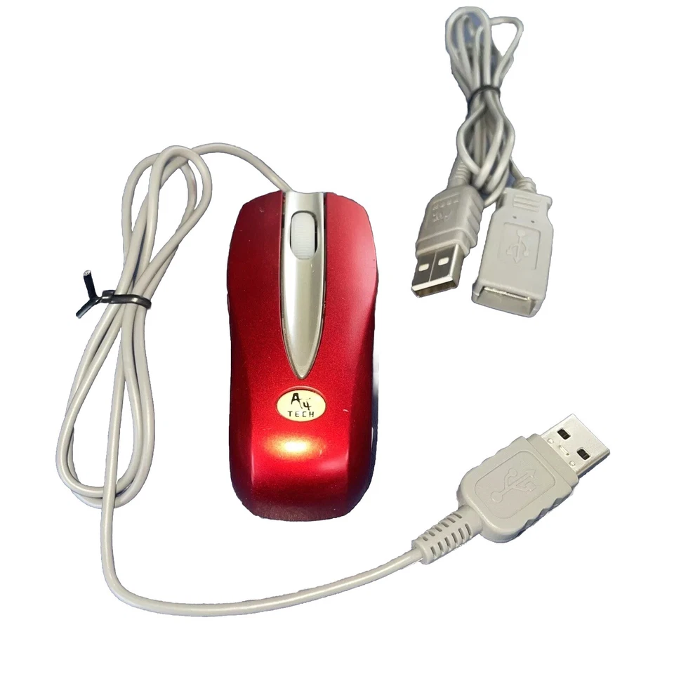 A4TECH MOUSE MODEL MOP-28 - A Rare Find Now These, Slim Optical Mouse & Extend - Image 4 of 4