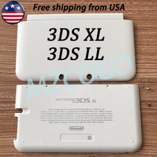 Replace For Nintendo 3DS XL / 3DS LL Console A E White Housing Shell Case Cover