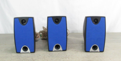 Five Surround Sound Satellite Speakers By Monster Game Font L,R Rear R