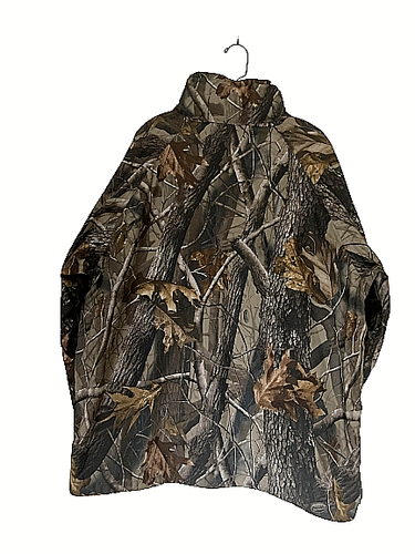 Field & Stream Mens XL Camo Camouflage Real Tree Hardwoods Jacket Hunt Fish MINT - Picture 4 of 7