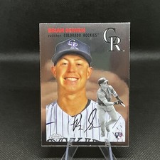 2023 Chrome Platinum Anniversary Base #16 Brian Serven  - Colorado Rockies