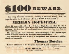 Slave Reward Poster - 11x14 CANVAS -Reproduction - Educational Historical