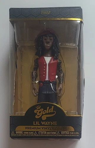 Funko Pop Lil Wayne Premium Vinyl 5 Inch Figure Gold - New In Box