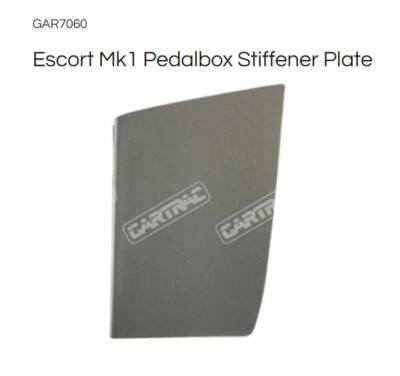 Ford Escort Mk1 Pedalbox Stiffener Plate - LHD - GARTRAC