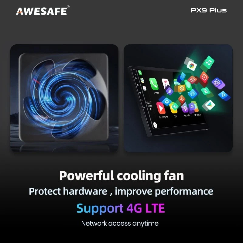 AUTORADIO PER TOYOTA RAV4 ANDROID AUTO CARPLAY GPS WIFI 1G RAM 32 GB 9" - Immagine 4 di 4