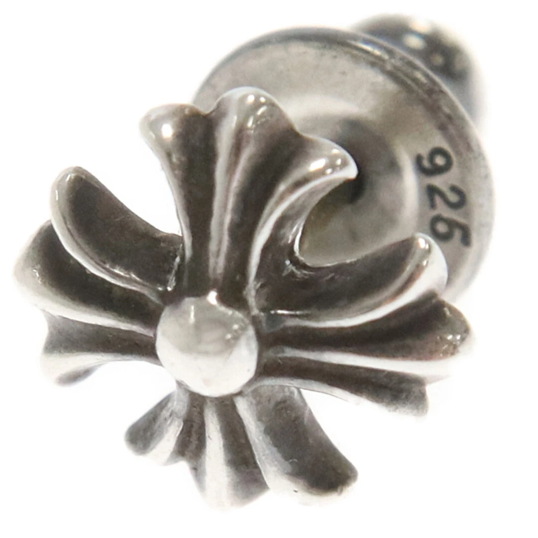 Chrome Hearts No2 CH PLS Plus Stud Earrings Silver Used Chrome Hearts No2 CH PLS Plus Stud Earrings Silver Used