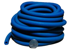 Workoutz 25 Tuyau de résistance en vrac Ft (bleu) Bande Tube d'exercice lourd 25 Pieds
