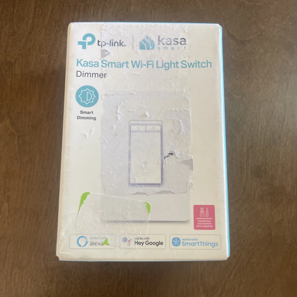 TP-LINK Kasa Smart Wi-Fi Light Switch With Dimmer HS220(US) New Z1 - Image 2 of 4