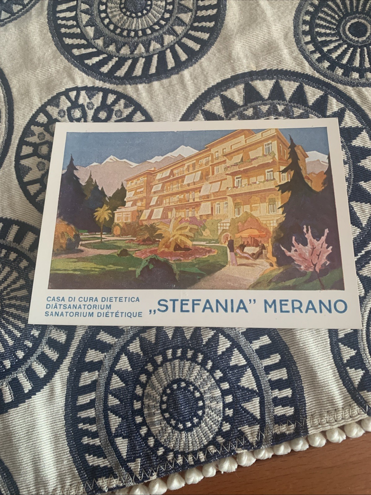 FRANZ LENHART MERAN DOLOMITEN - Casa STEFANIA anni 30 pubblicitaria