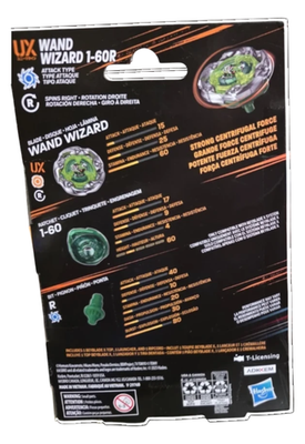 Wand Wizard 1-60R UX Beyblade X New in Box Fast Shipping USA