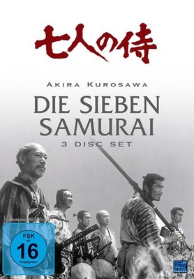 Die Sieben Samurai - Akira Kurosawa (Complete Edition) Kino & Langfassung 3 DVDs
