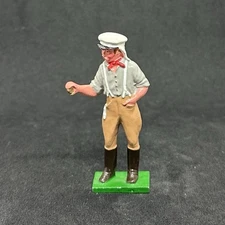 Trophy Miniatures of Wales British Colonial Civilian in Sun Helmet Holding Coin