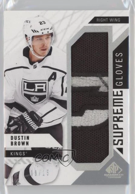 2018-19 Upper Deck SP Game Used Supreme Gloves 9/15 Dustin Brown #PA-DB 2d8
