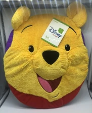 Winnie the Pooh Plush Toilet Seat Cover Vintage Disney bathroom accessories 