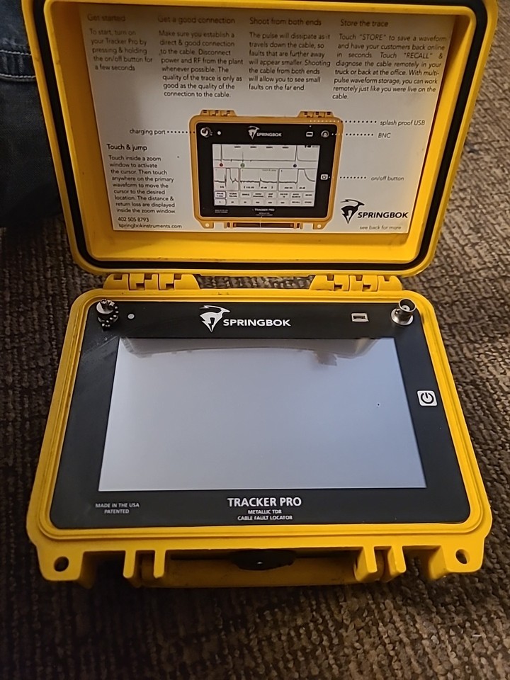 Springbok Instruments Tdr Springbok Tracker Pro Time Domain Reflectometer CFL TDR CATV TDR | eBay