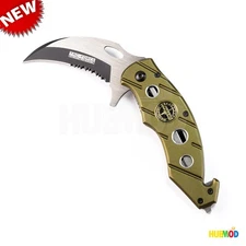 7.5" TAC-FORCE Rangers Karambit Rescue Folding Pocket Knife Spring Assisted