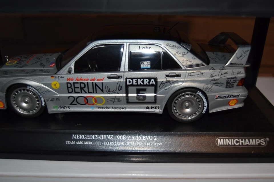MINICHAMPS  1/18   Mercedes 190E 2.5 16V EVO 2 DTM 1992. 204Ex   Ref: 155923605 - Photo 4/4