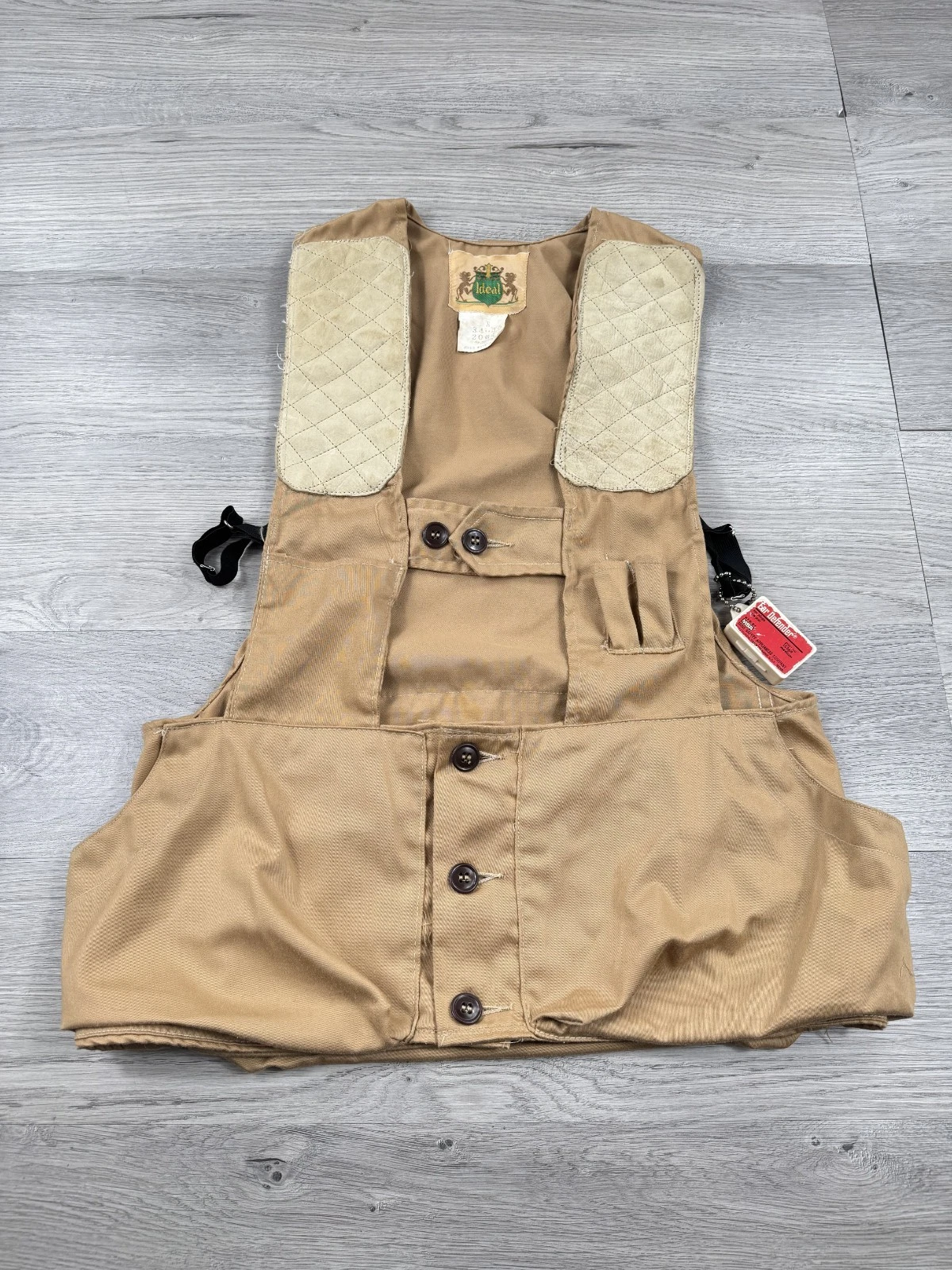 Vintage Ideal Vest Mens S Hunting Fisherman Outdoors Hunting 50s Made In Usa