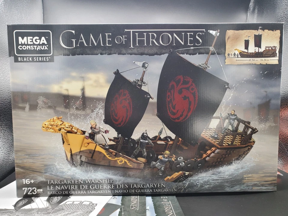 Mega construx Game of Thrones Targaryen Warship GPB29 READ DESCRIPTION - Image 2 of 4